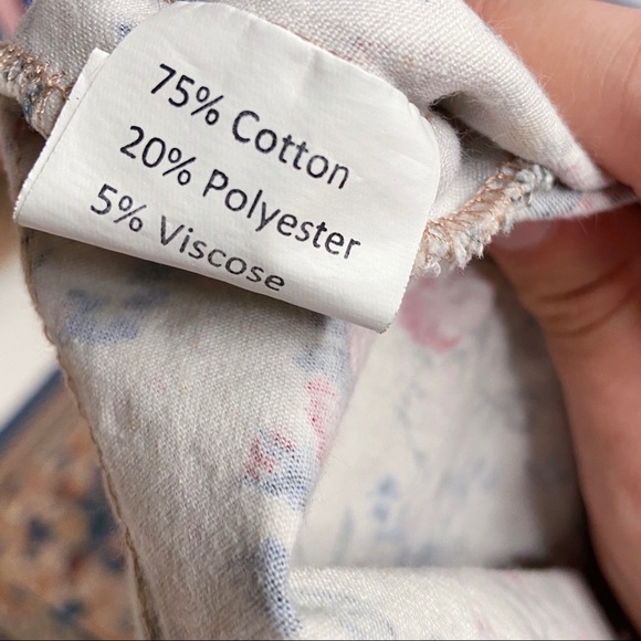 Petra Vanessie Cotton Blend Midi Floral & Tan Dress - AU 8 - Picture 12 of 13